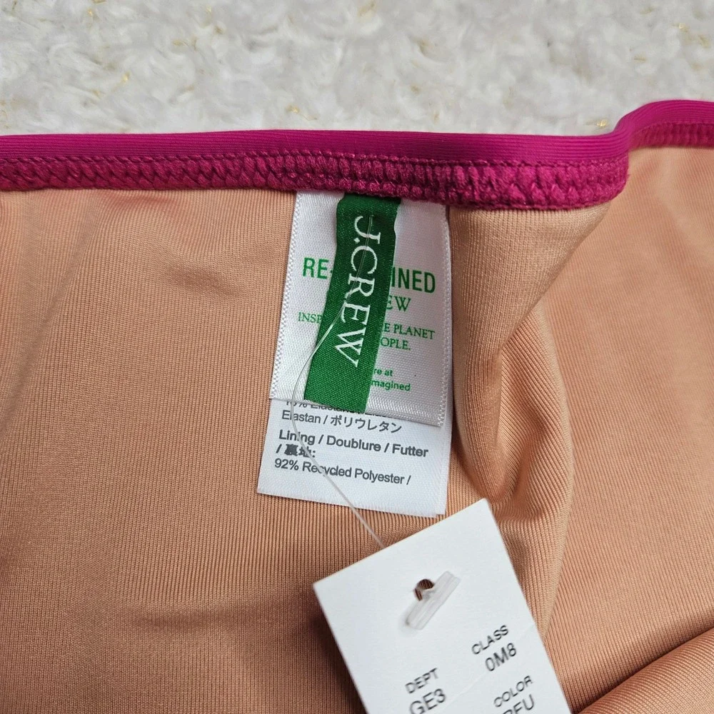 J. Crew Bow Tie Side Tie Full‎ Coverage Bikini Bottoms NWT sz 3x